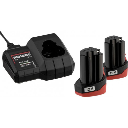 Akumulátorový vŕtací skrutkovač Metabo PowerMaxx SB Basic (2x12V/2Ah batéria)